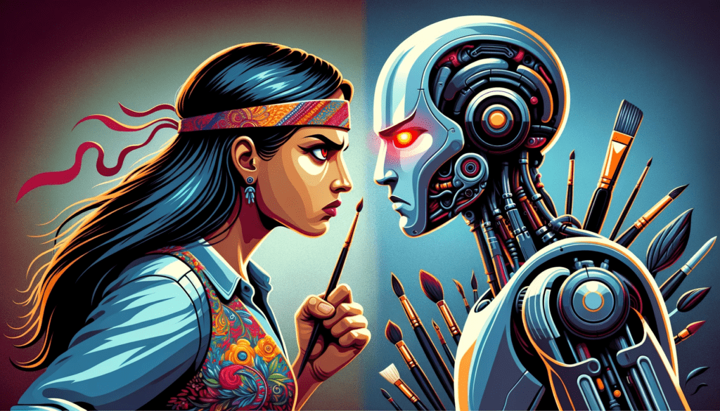 AI 模仿的倫理問題:Midjourney 與藝術家的衝突:原文配圖